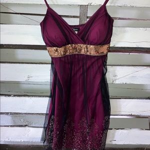 Maroon/dark pink Taboo dress